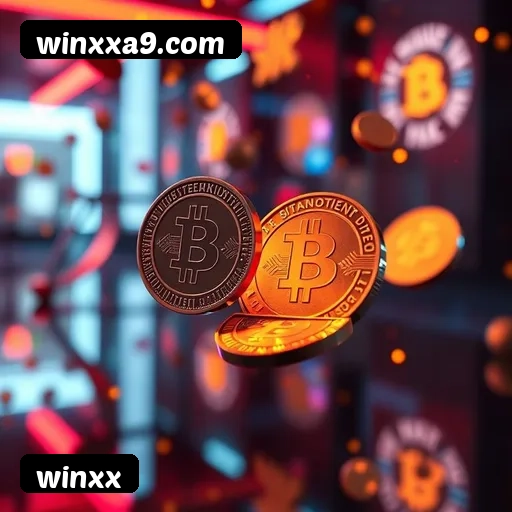 App winxx para iOS e Android — interface mobile, login biométrico e PIX integrado